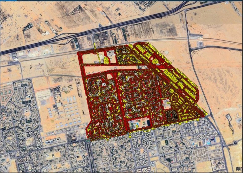 مشروعات كشف المرافق والمسح الراداري لطلبات تقنين اراضي الدولة علي مستوي الجمهورية