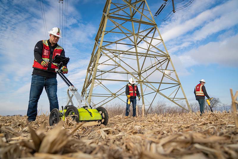 مشروعات كشف المرافق والمسح الرداري